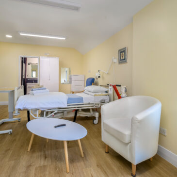 A private hopital room at The New Foscote Hospital