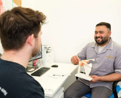 Physiotherapy consultation